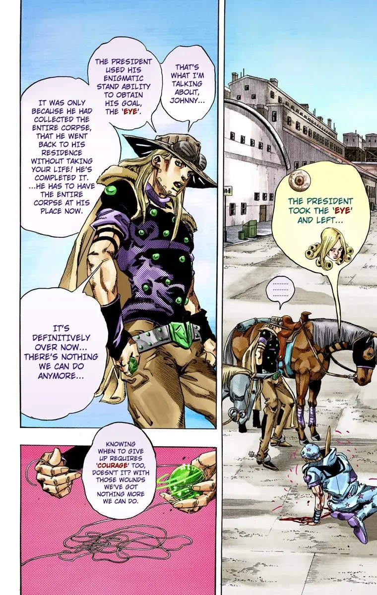JoJo's Bizarre Adventure Steel Ball Run Colored Manga — Chapter 72 — Page 12