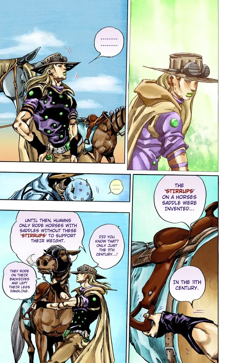JoJo's Bizarre Adventure Steel Ball Run Colored Manga — Chapter 72 — Page 17
