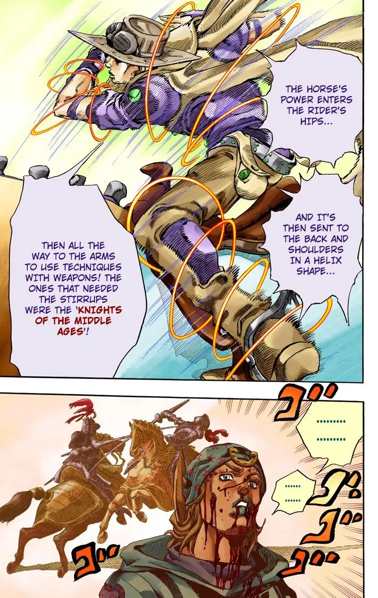 JoJo's Bizarre Adventure Steel Ball Run Colored Manga — Chapter 72 — Page 19