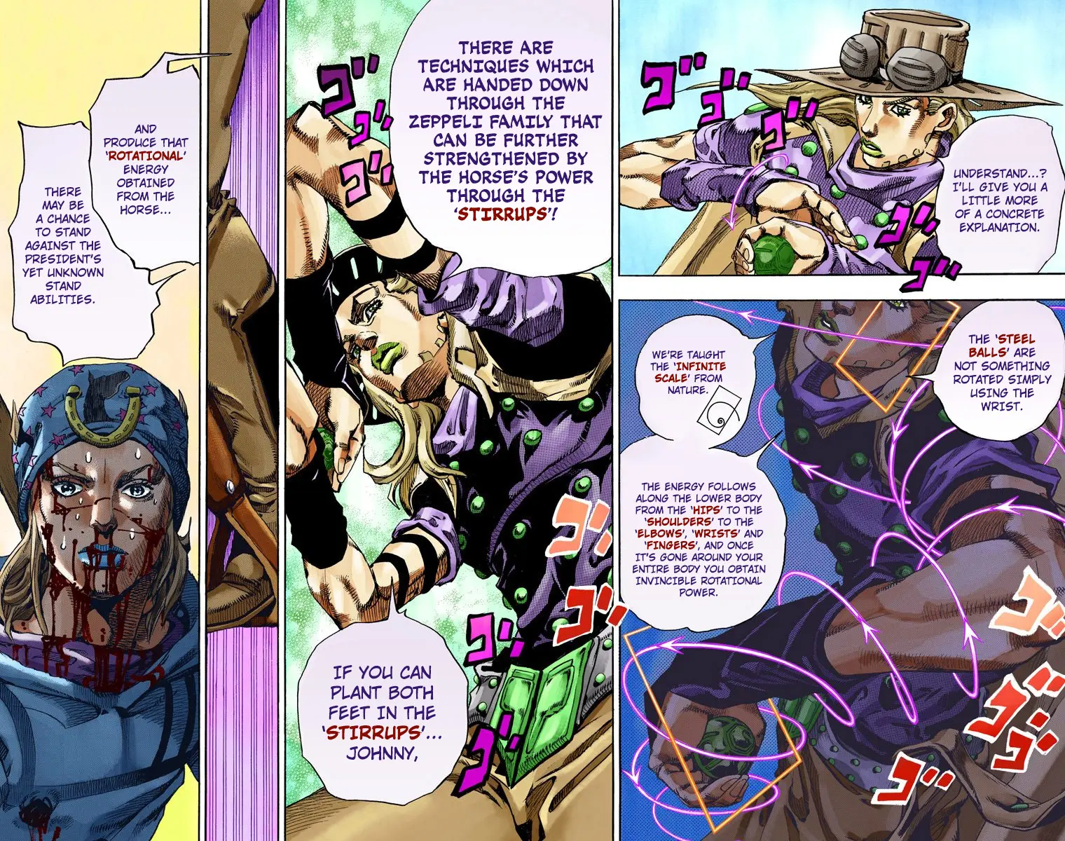 JoJo's Bizarre Adventure Steel Ball Run Colored Manga — Chapter 72 — Page 20