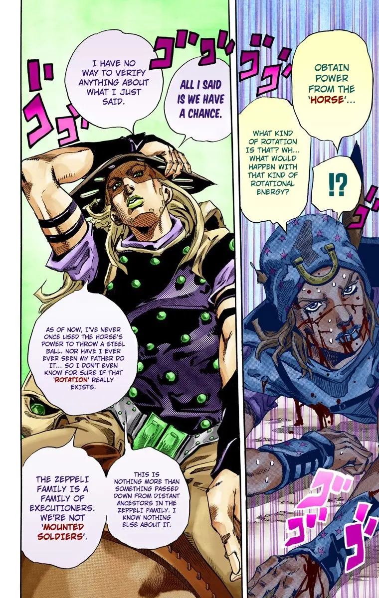 JoJo's Bizarre Adventure Steel Ball Run Colored Manga — Chapter 72 — Page 21