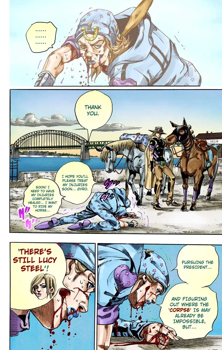 JoJo's Bizarre Adventure Steel Ball Run Colored Manga — Chapter 72 — Page 23
