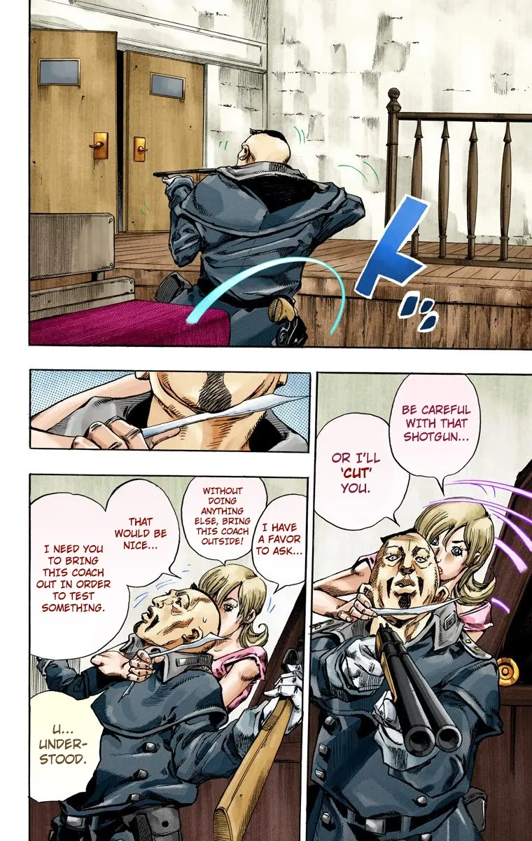 JoJo's Bizarre Adventure Steel Ball Run Colored Manga — Chapter 72 — Page 27