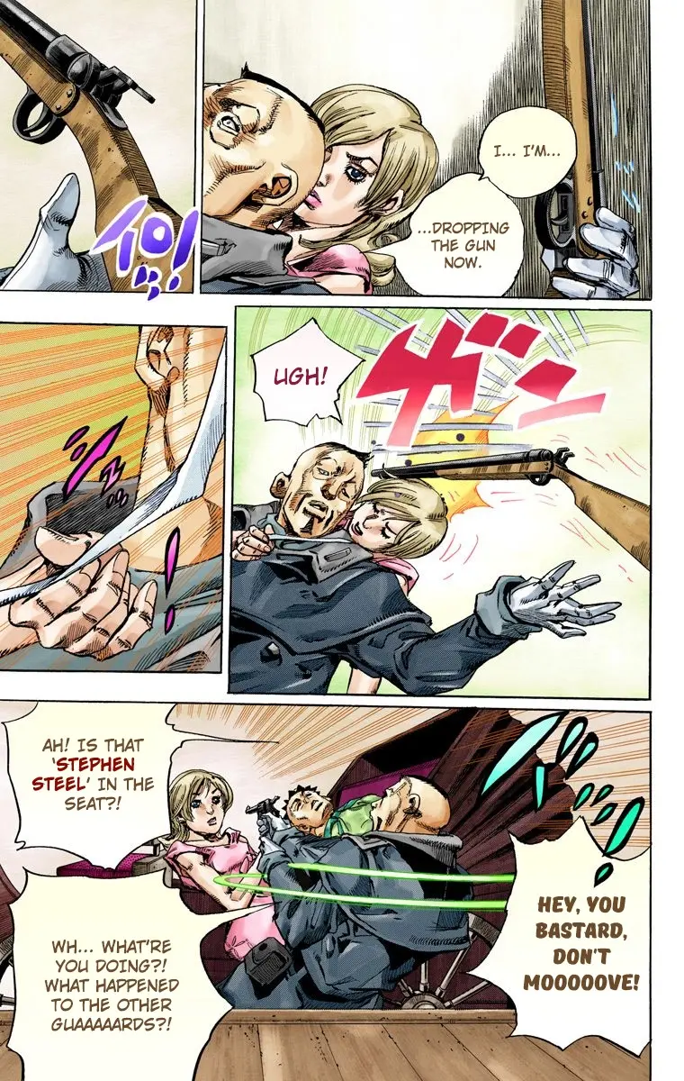 JoJo's Bizarre Adventure Steel Ball Run Colored Manga — Chapter 72 — Page 28