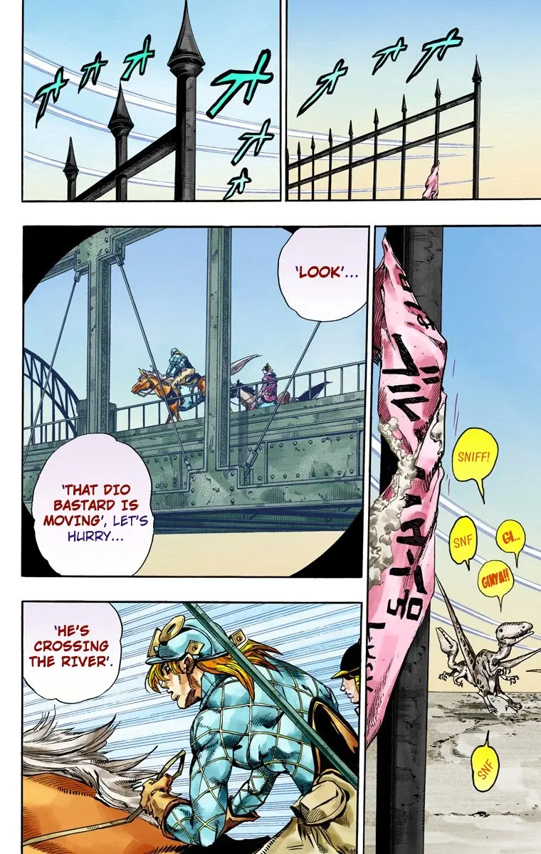 JoJo's Bizarre Adventure Steel Ball Run Colored Manga β Chapter 73 β Page 34