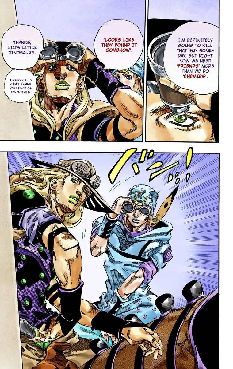 JoJo's Bizarre Adventure Steel Ball Run Colored Manga β Chapter 73 β Page 35
