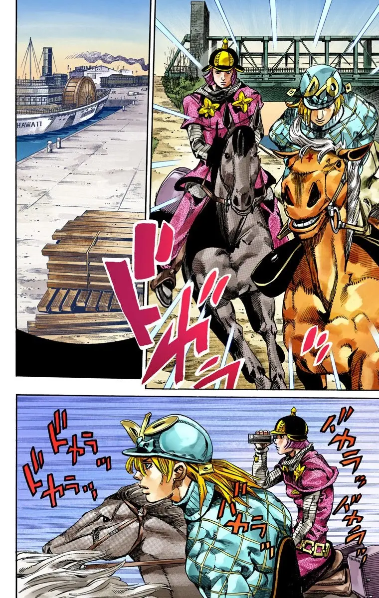 JoJo's Bizarre Adventure Steel Ball Run Colored Manga β Chapter 73 β Page 38