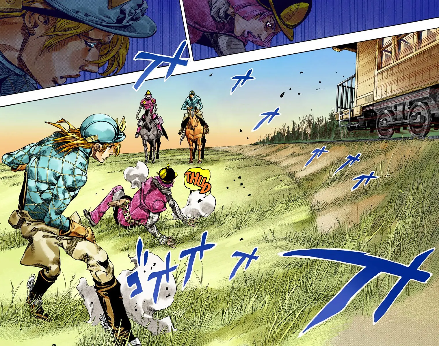 JoJo's Bizarre Adventure Steel Ball Run Colored Manga β Chapter 74 β Page 24