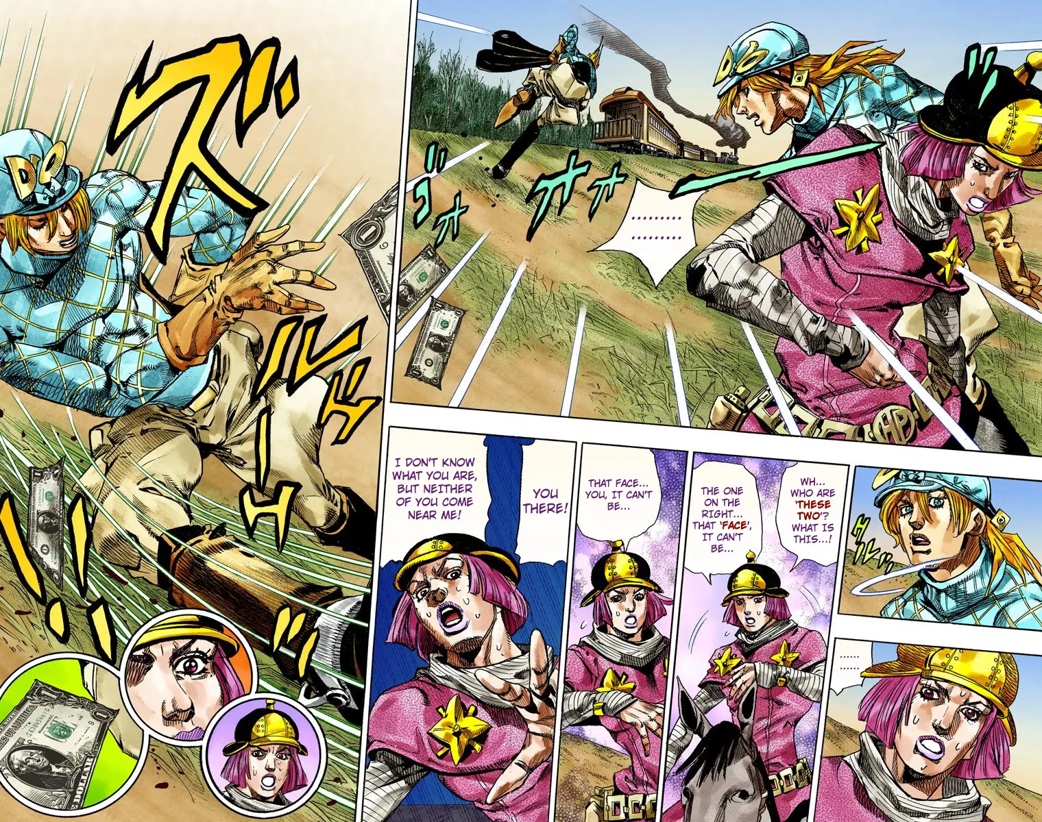 JoJo's Bizarre Adventure Steel Ball Run Colored Manga β Chapter 74 β Page 29