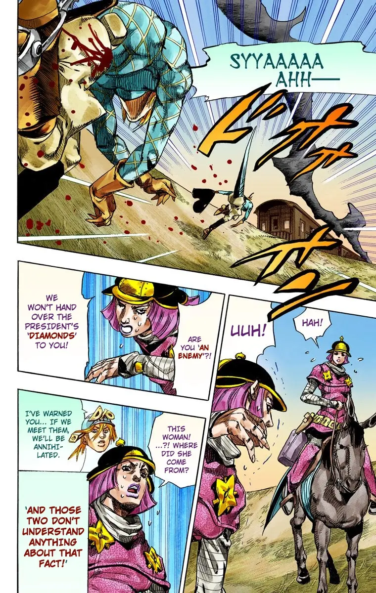 JoJo's Bizarre Adventure Steel Ball Run Colored Manga β Chapter 74 β Page 32