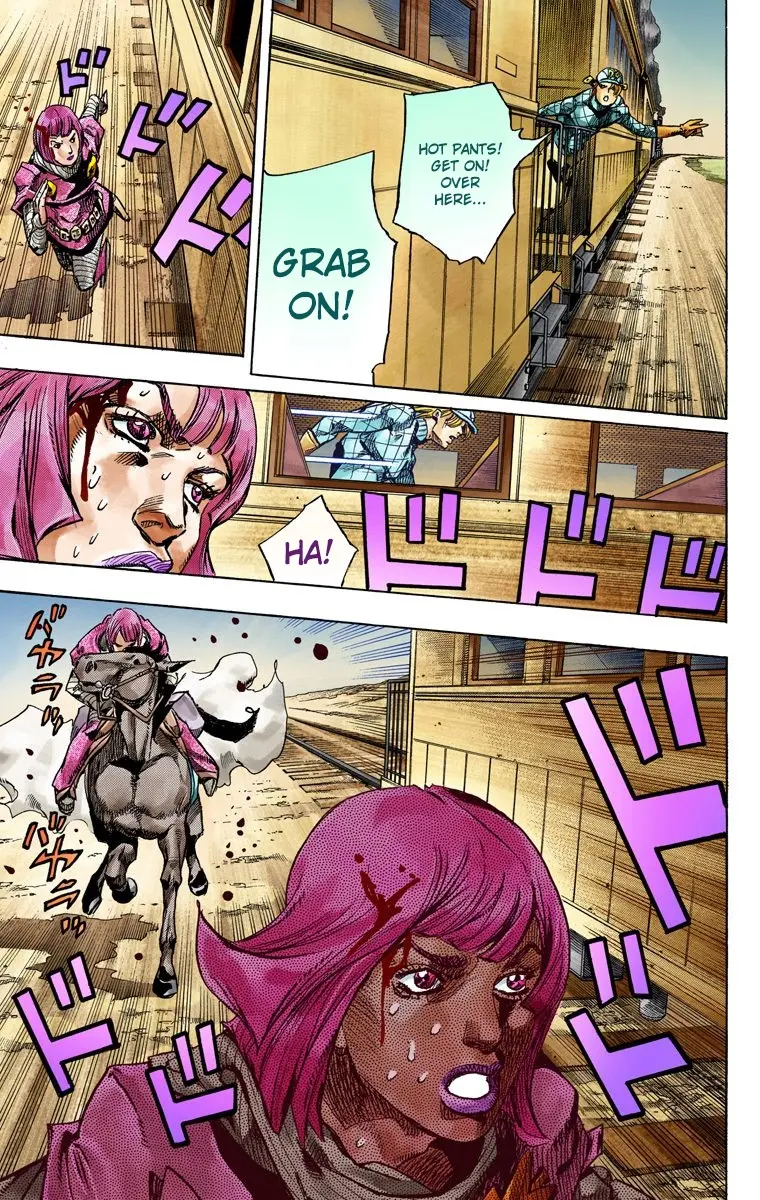 JoJo's Bizarre Adventure Steel Ball Run Colored Manga β Chapter 74 β Page 44