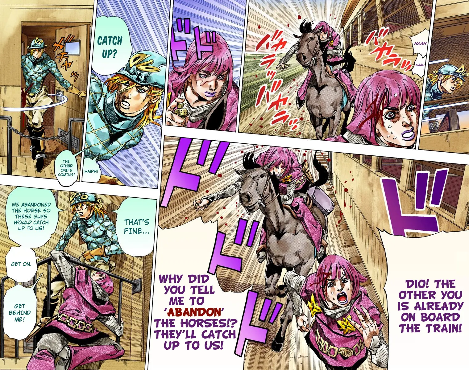 JoJo's Bizarre Adventure Steel Ball Run Colored Manga β Chapter 74 β Page 45