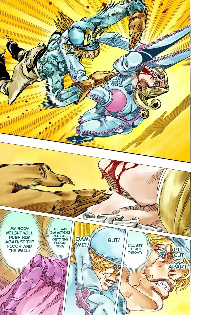 JoJo's Bizarre Adventure Steel Ball Run Colored Manga — Chapter 75 — Page 17