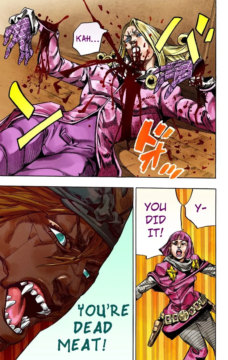 JoJo's Bizarre Adventure Steel Ball Run Colored Manga — Chapter 75 — Page 21