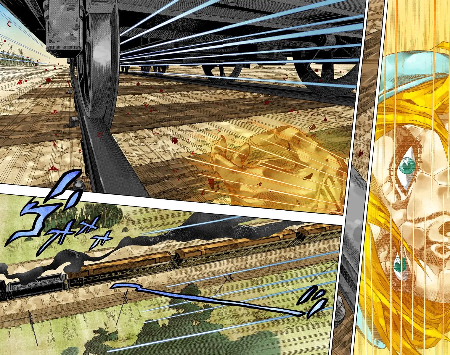 JoJo's Bizarre Adventure Steel Ball Run Colored Manga β Chapter 76 β Page 8