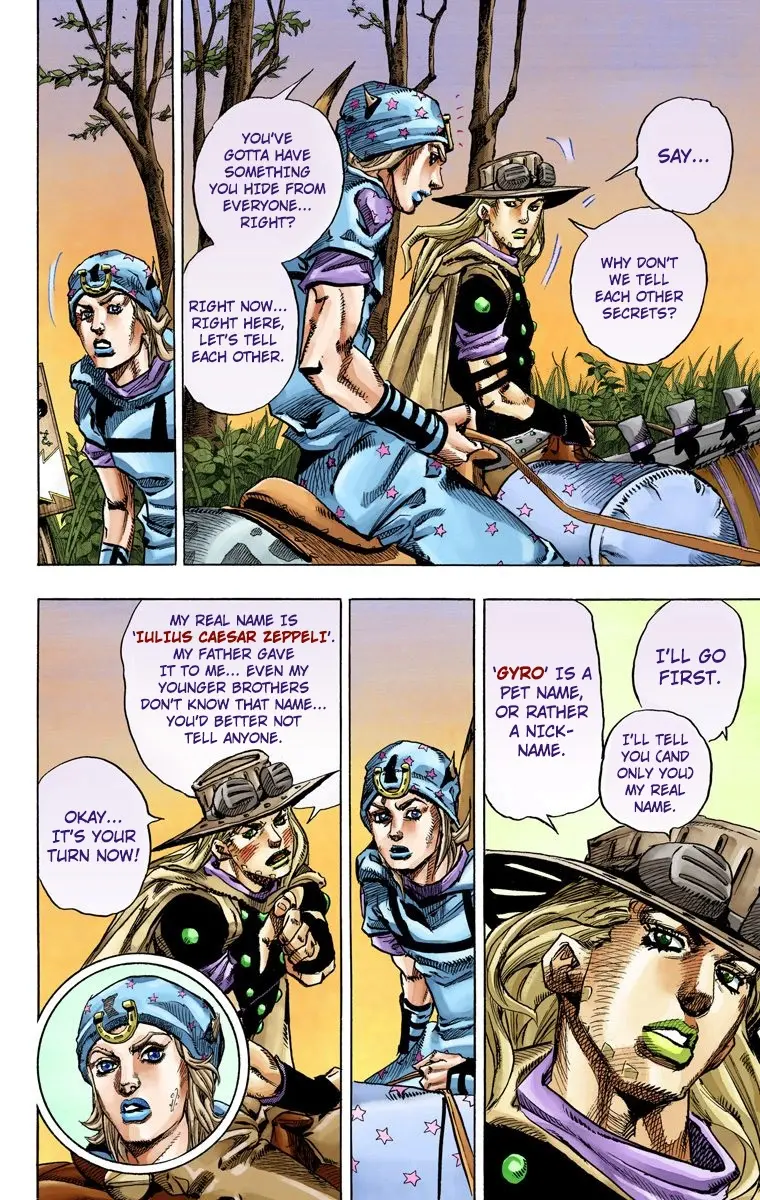 JoJo's Bizarre Adventure Steel Ball Run Colored Manga β Chapter 76 β Page 14