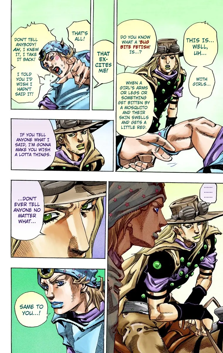 JoJo's Bizarre Adventure Steel Ball Run Colored Manga β Chapter 76 β Page 16