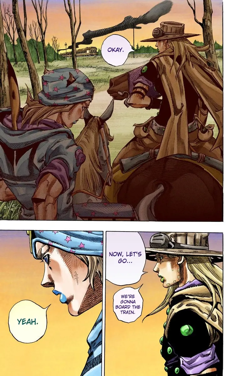 JoJo's Bizarre Adventure Steel Ball Run Colored Manga β Chapter 76 β Page 17