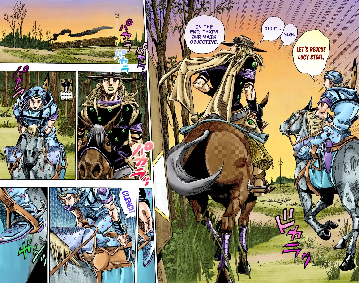 JoJo's Bizarre Adventure Steel Ball Run Colored Manga β Chapter 76 β Page 18
