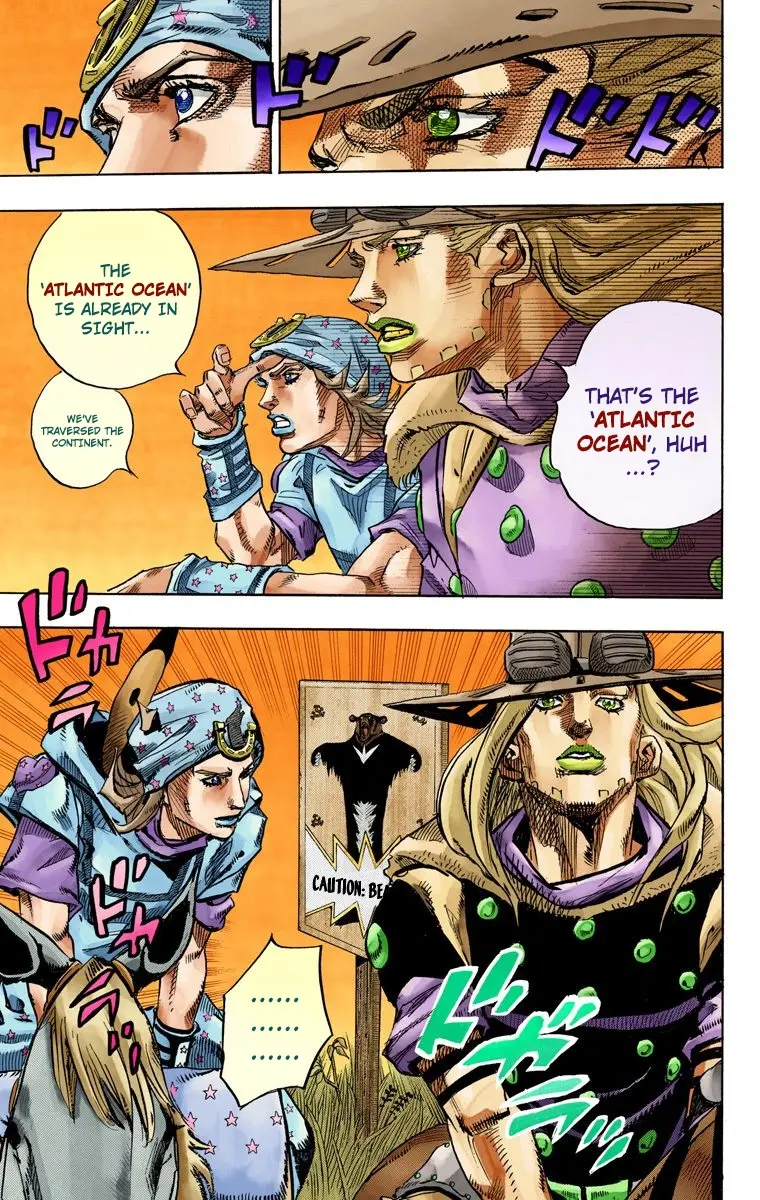 JoJo's Bizarre Adventure Steel Ball Run Colored Manga β Chapter 77 β Page 12