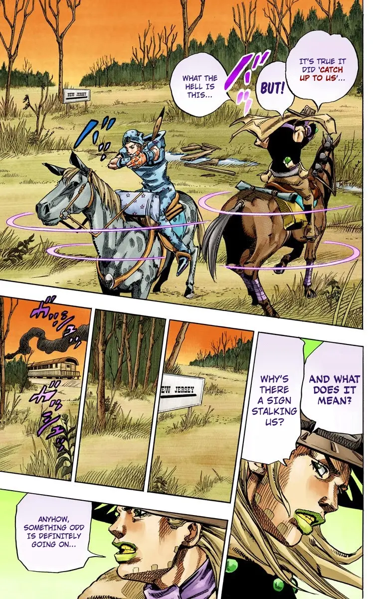 JoJo's Bizarre Adventure Steel Ball Run Colored Manga β Chapter 77 β Page 17