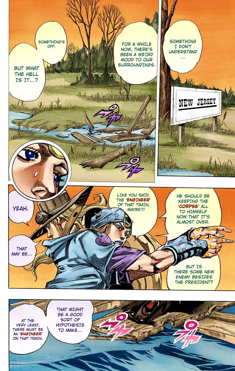 JoJo's Bizarre Adventure Steel Ball Run Colored Manga β Chapter 77 β Page 18