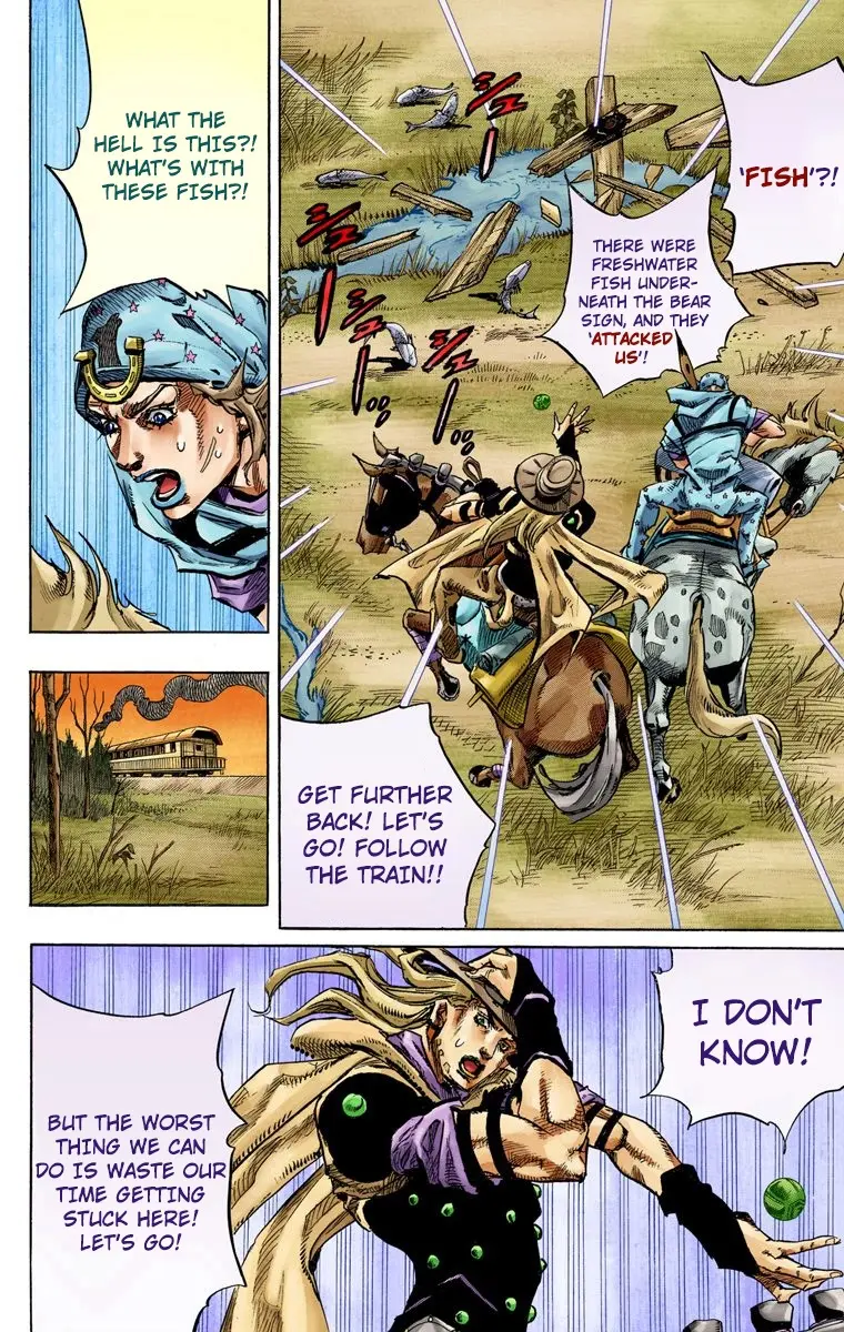 JoJo's Bizarre Adventure Steel Ball Run Colored Manga β Chapter 77 β Page 24