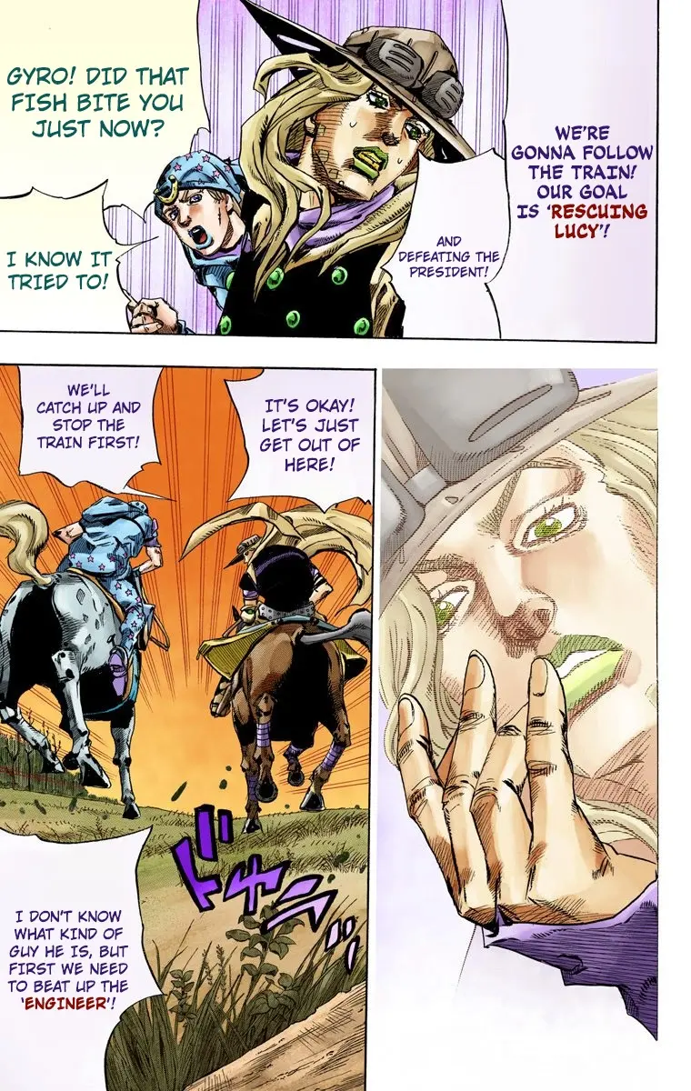 JoJo's Bizarre Adventure Steel Ball Run Colored Manga β Chapter 77 β Page 25