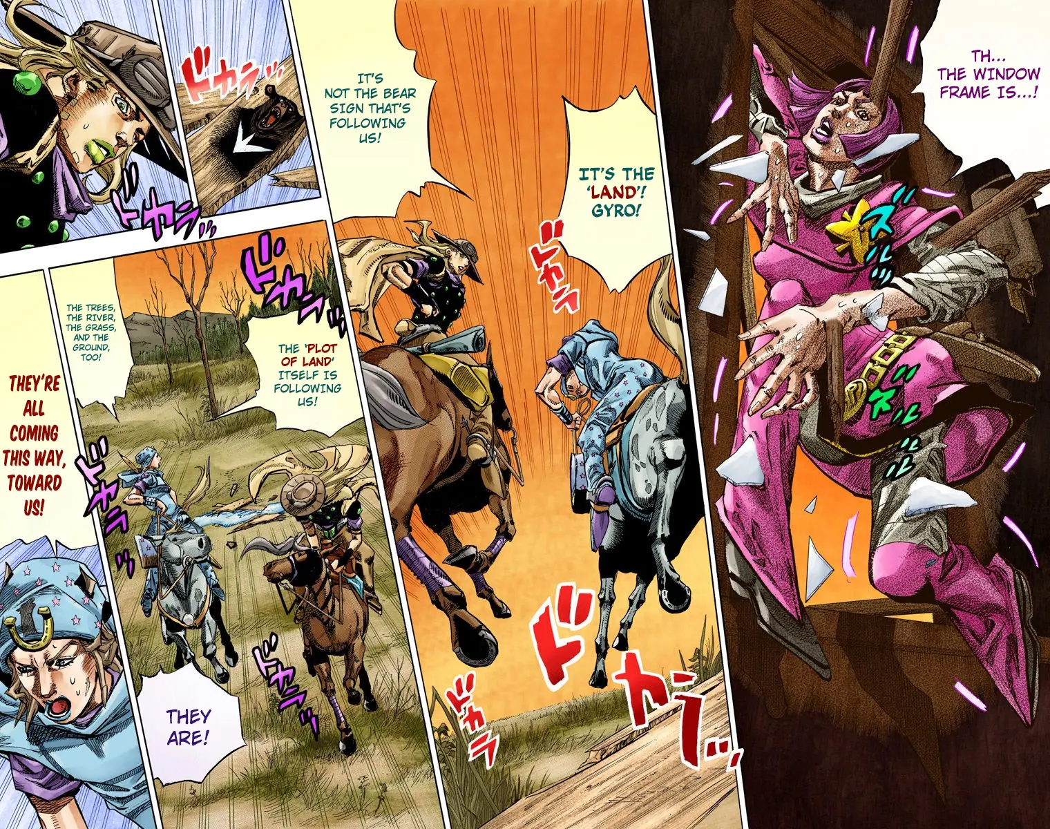 JoJo's Bizarre Adventure Steel Ball Run Colored Manga β Chapter 77 β Page 38