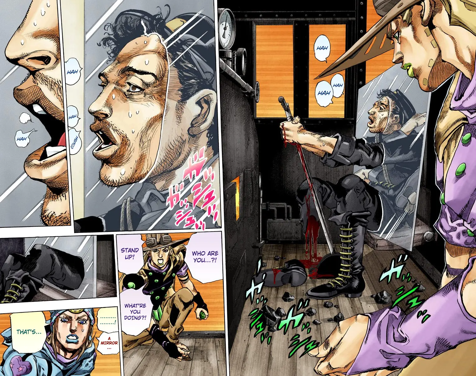 JoJo's Bizarre Adventure Steel Ball Run Colored Manga β Chapter 78 β Page 12