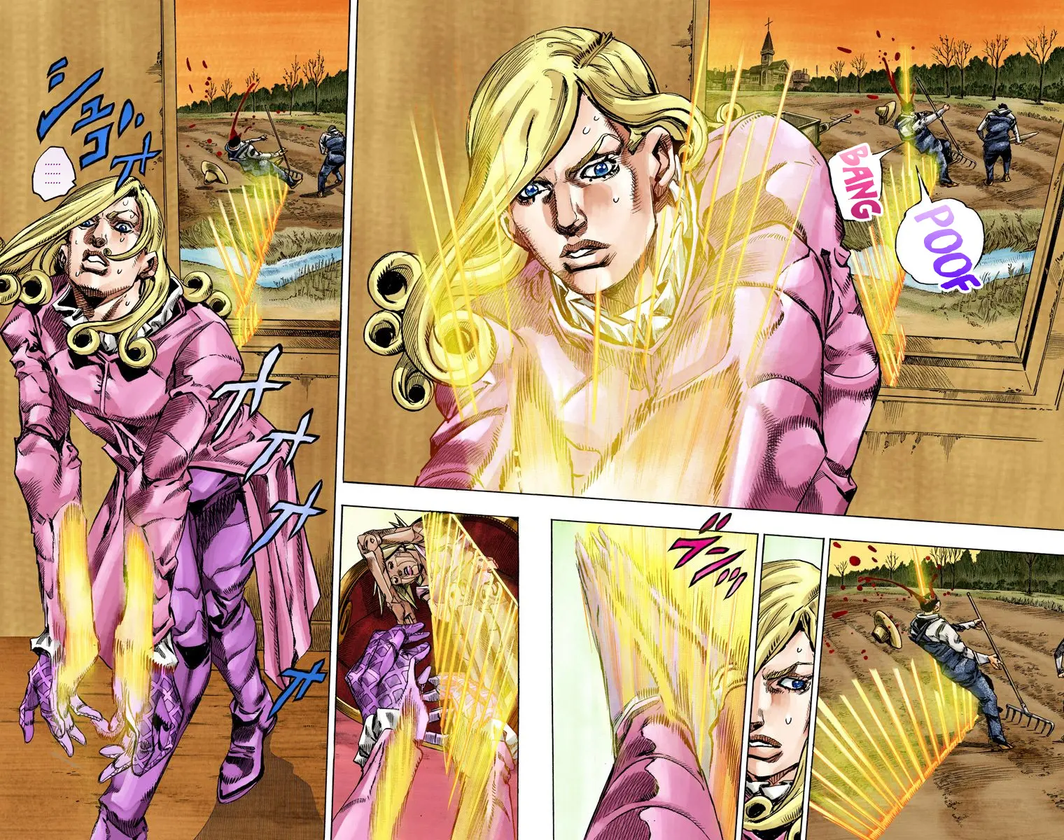 JoJo's Bizarre Adventure Steel Ball Run Colored Manga β Chapter 78 β Page 33