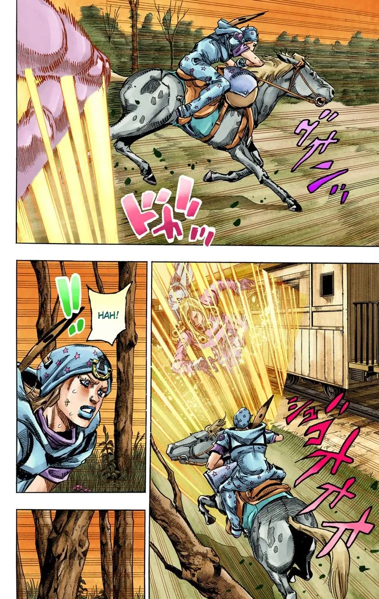 JoJo's Bizarre Adventure Steel Ball Run Colored Manga β Chapter 79 β Page 12