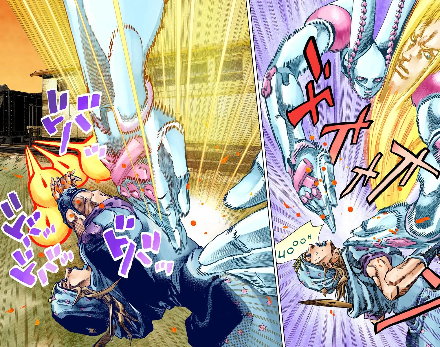 JoJo's Bizarre Adventure Steel Ball Run Colored Manga β Chapter 79 β Page 22
