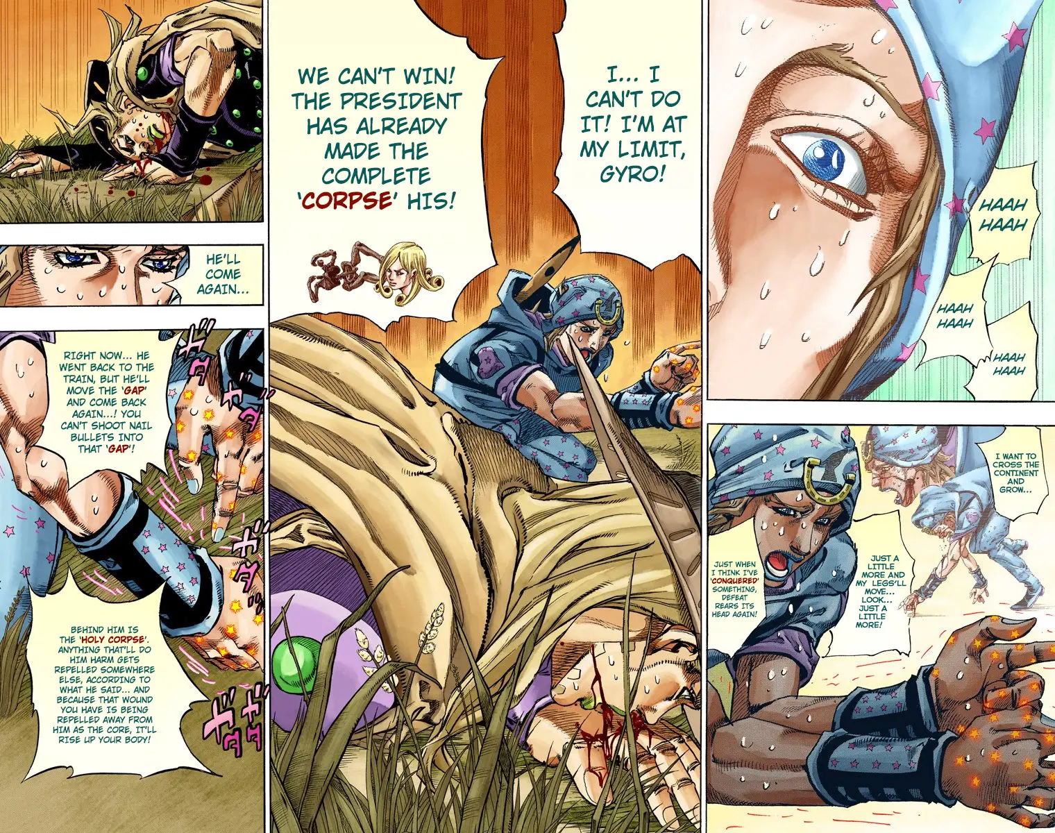 JoJo's Bizarre Adventure Steel Ball Run Colored Manga β Chapter 79 β Page 29