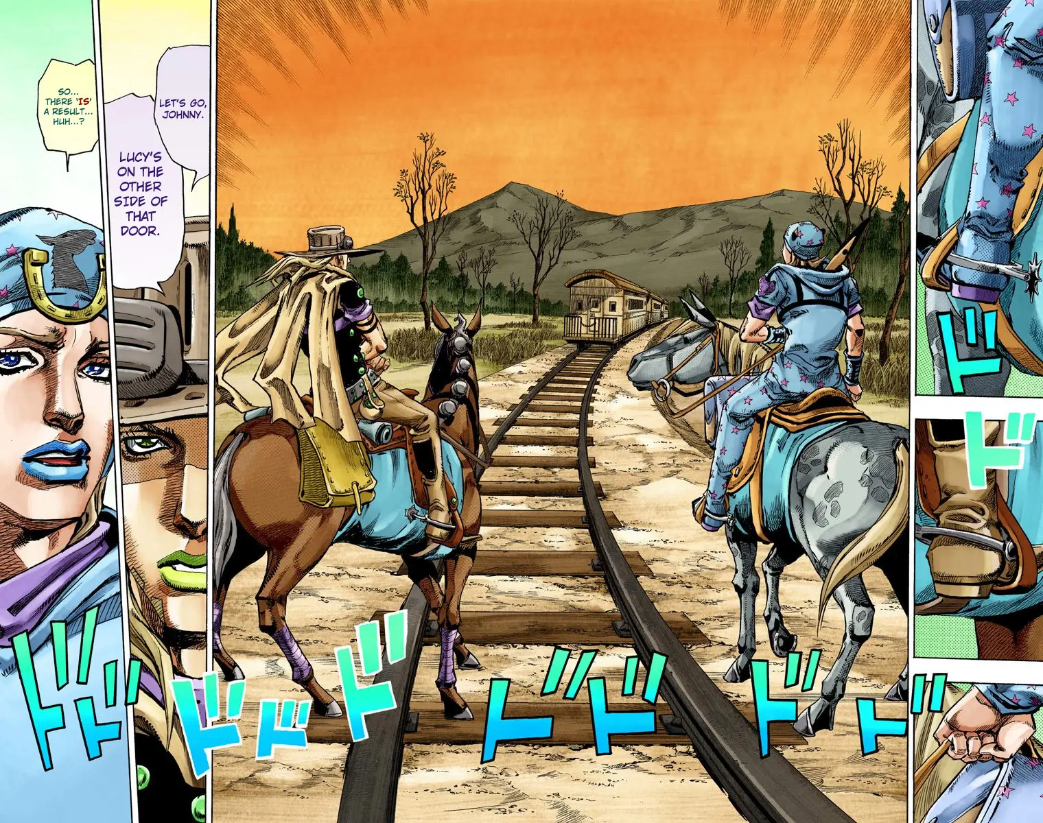 JoJo's Bizarre Adventure Steel Ball Run Colored Manga β Chapter 79 β Page 37