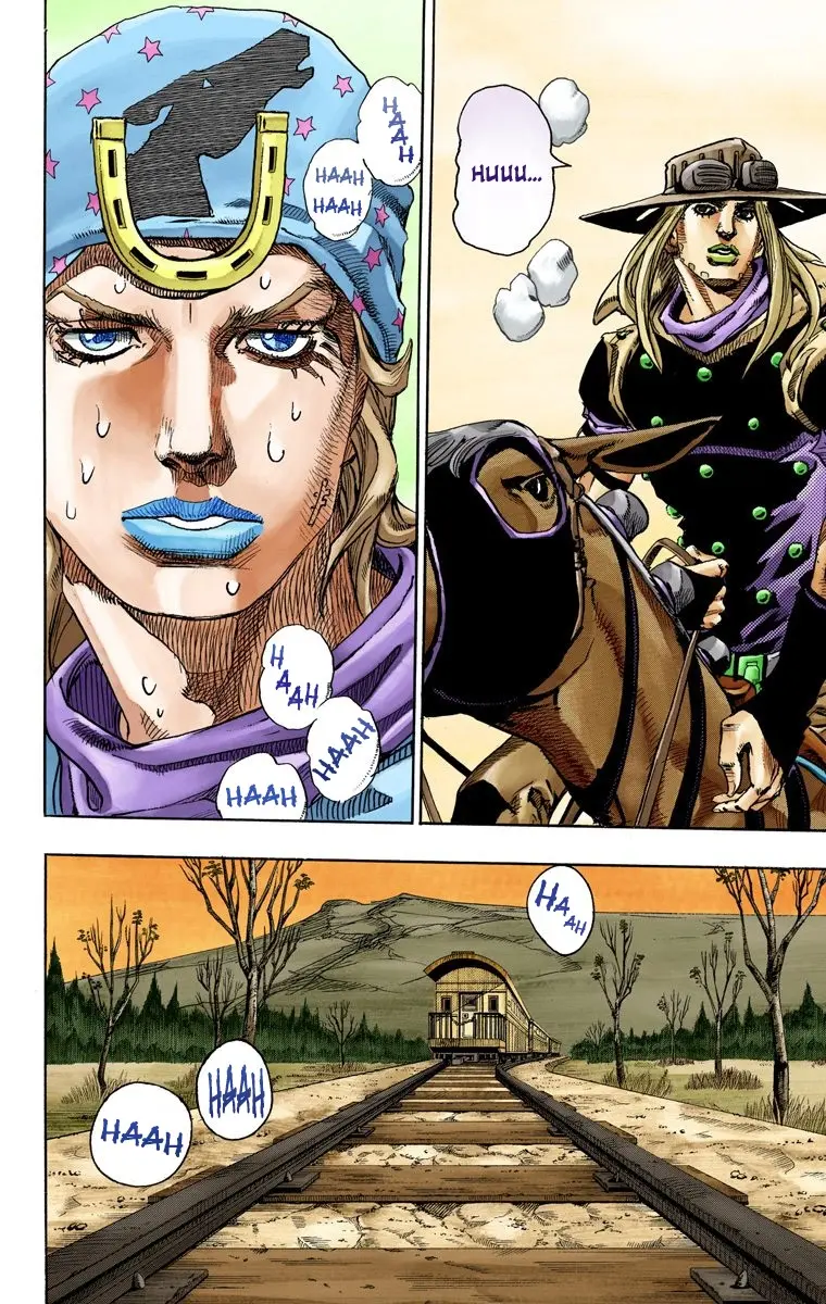 JoJo's Bizarre Adventure Steel Ball Run Colored Manga β Chapter 80 β Page 4