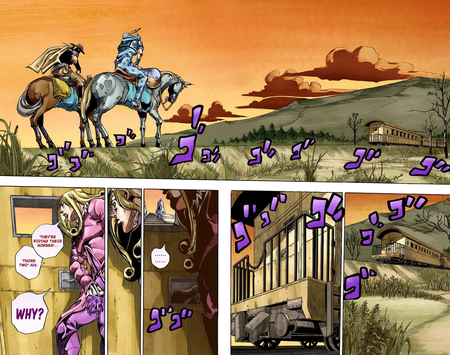 JoJo's Bizarre Adventure Steel Ball Run Colored Manga β Chapter 80 β Page 8