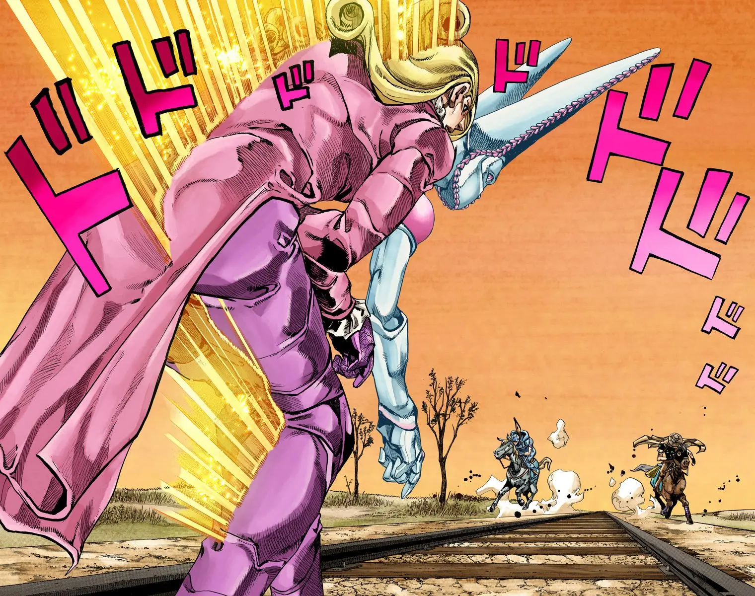 JoJo's Bizarre Adventure Steel Ball Run Colored Manga β Chapter 80 β Page 15