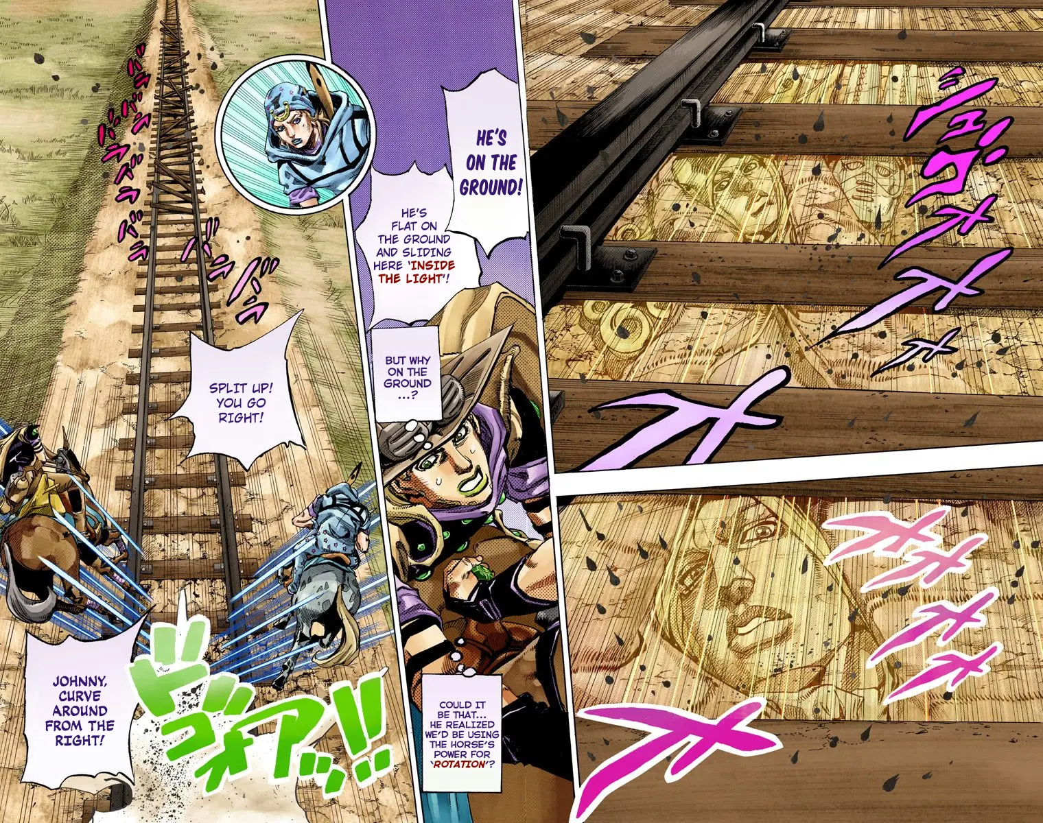 JoJo's Bizarre Adventure Steel Ball Run Colored Manga β Chapter 80 β Page 17