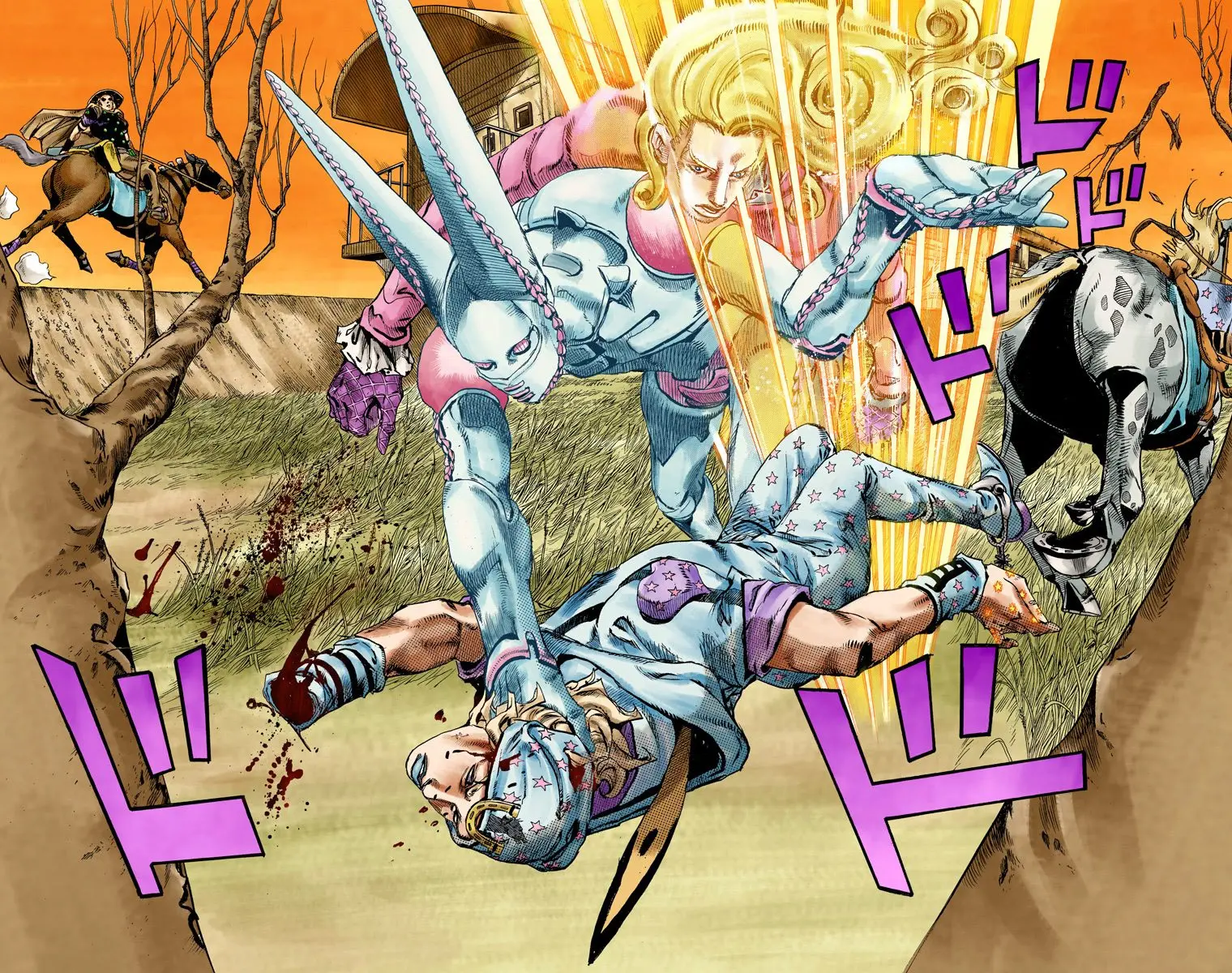 JoJo's Bizarre Adventure Steel Ball Run Colored Manga — Chapter 81 — Page 9