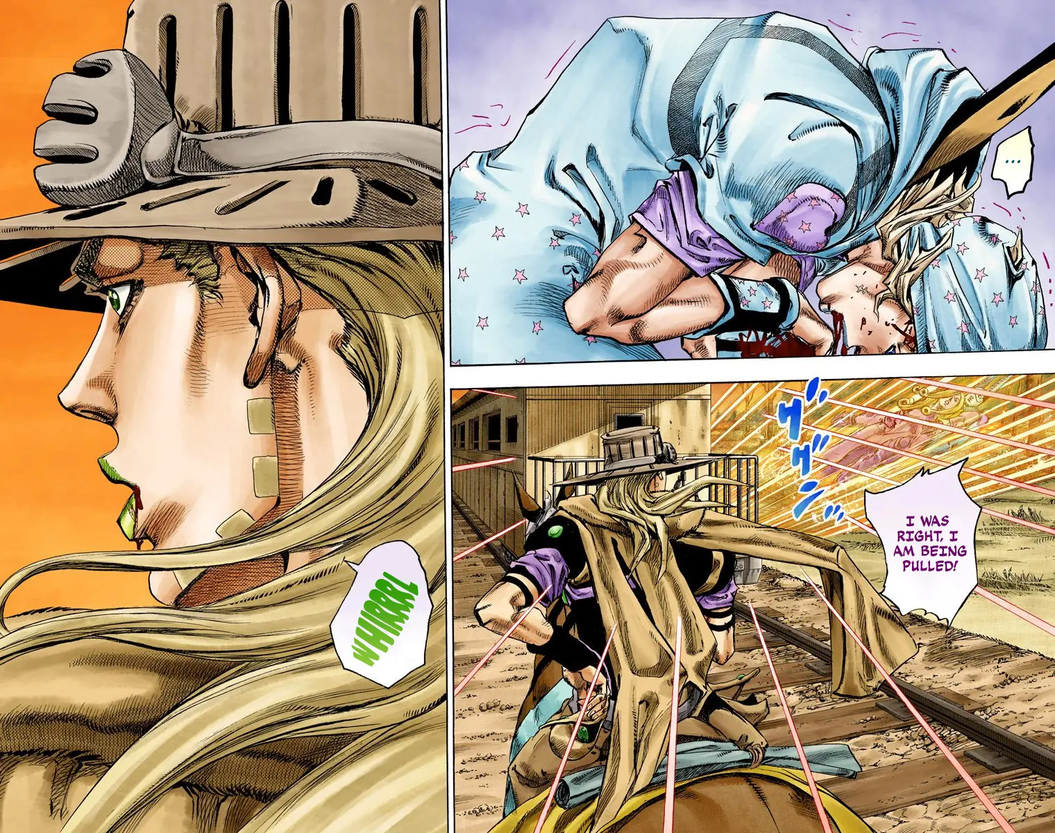 JoJo's Bizarre Adventure Steel Ball Run Colored Manga — Chapter 81 — Page 17