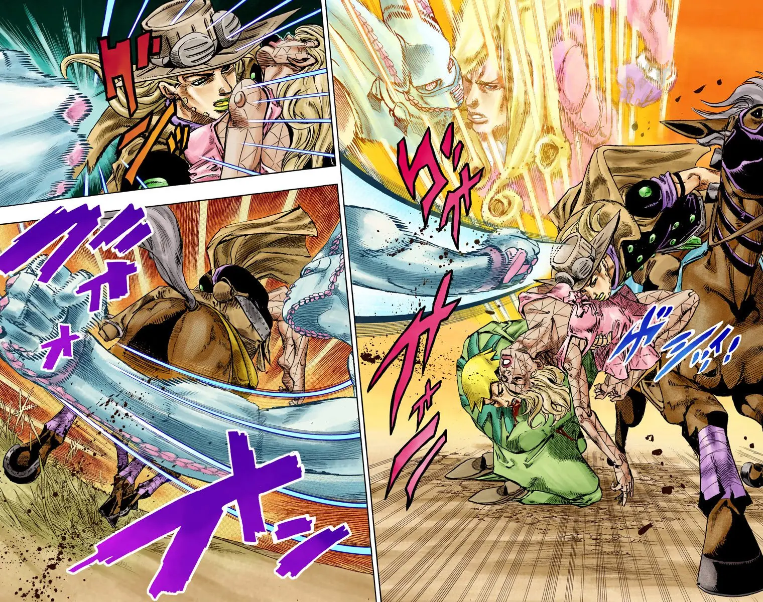 JoJo's Bizarre Adventure Steel Ball Run Colored Manga — Chapter 81 — Page 24