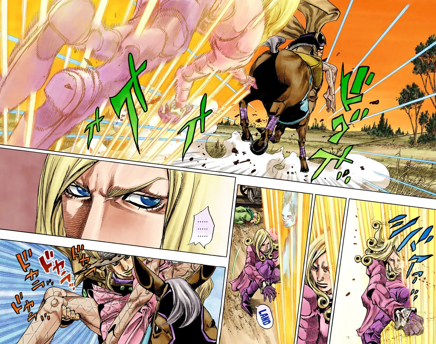 JoJo's Bizarre Adventure Steel Ball Run Colored Manga — Chapter 81 — Page 25