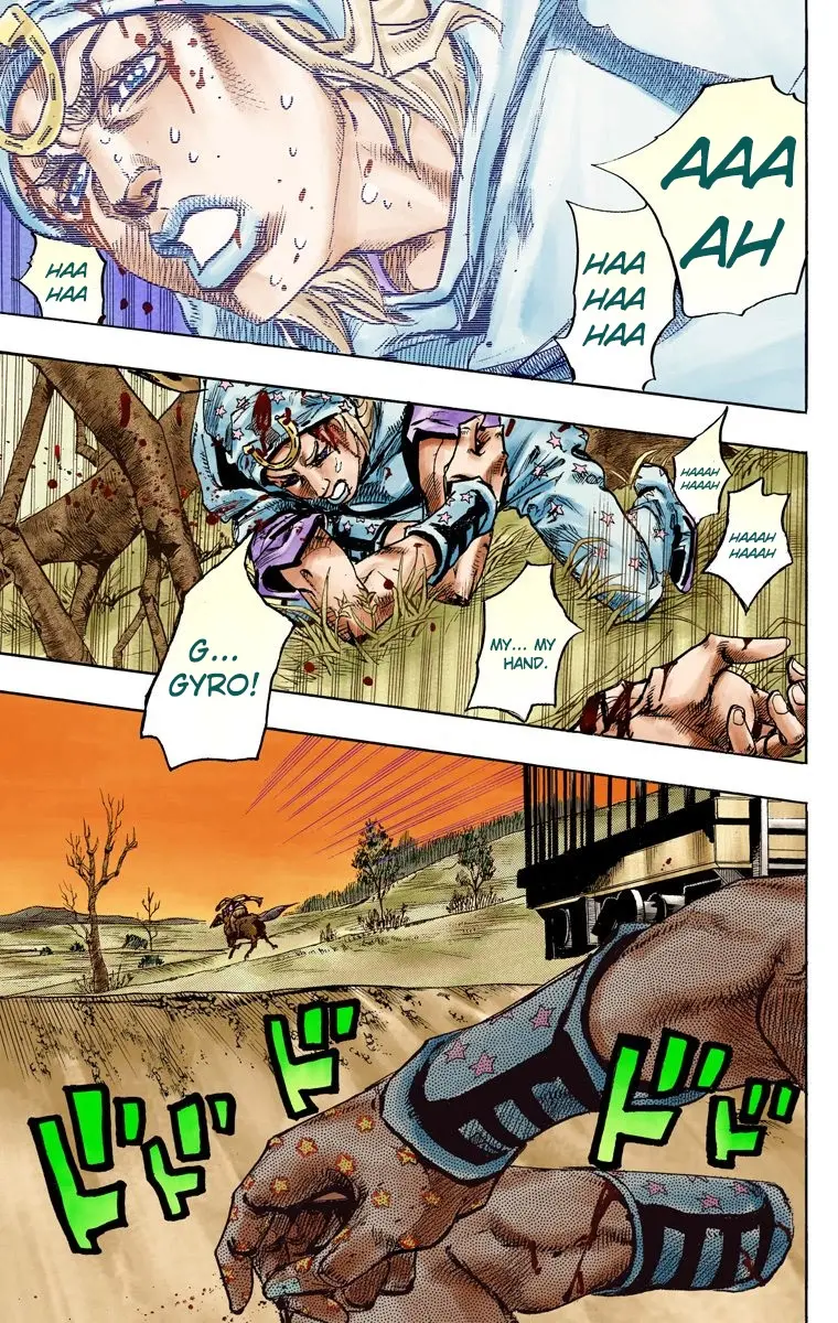 JoJo's Bizarre Adventure Steel Ball Run Colored Manga — Chapter 81 — Page 32