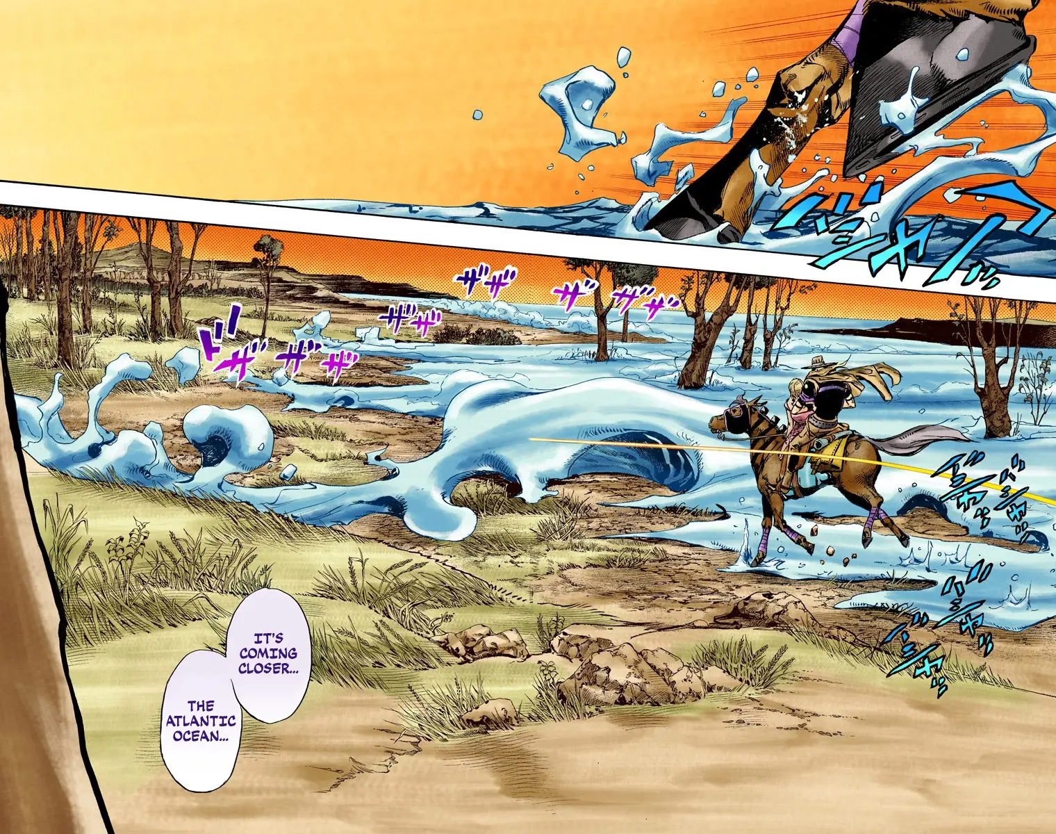JoJo's Bizarre Adventure Steel Ball Run Colored Manga — Chapter 82 — Page 5