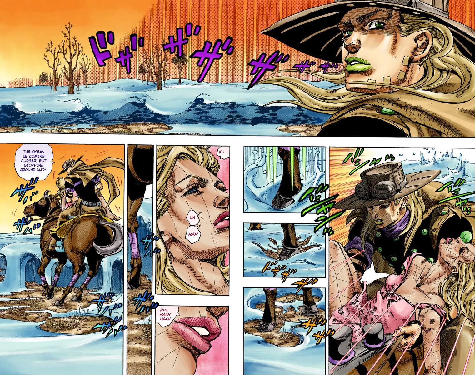 JoJo's Bizarre Adventure Steel Ball Run Colored Manga — Chapter 82 — Page 6