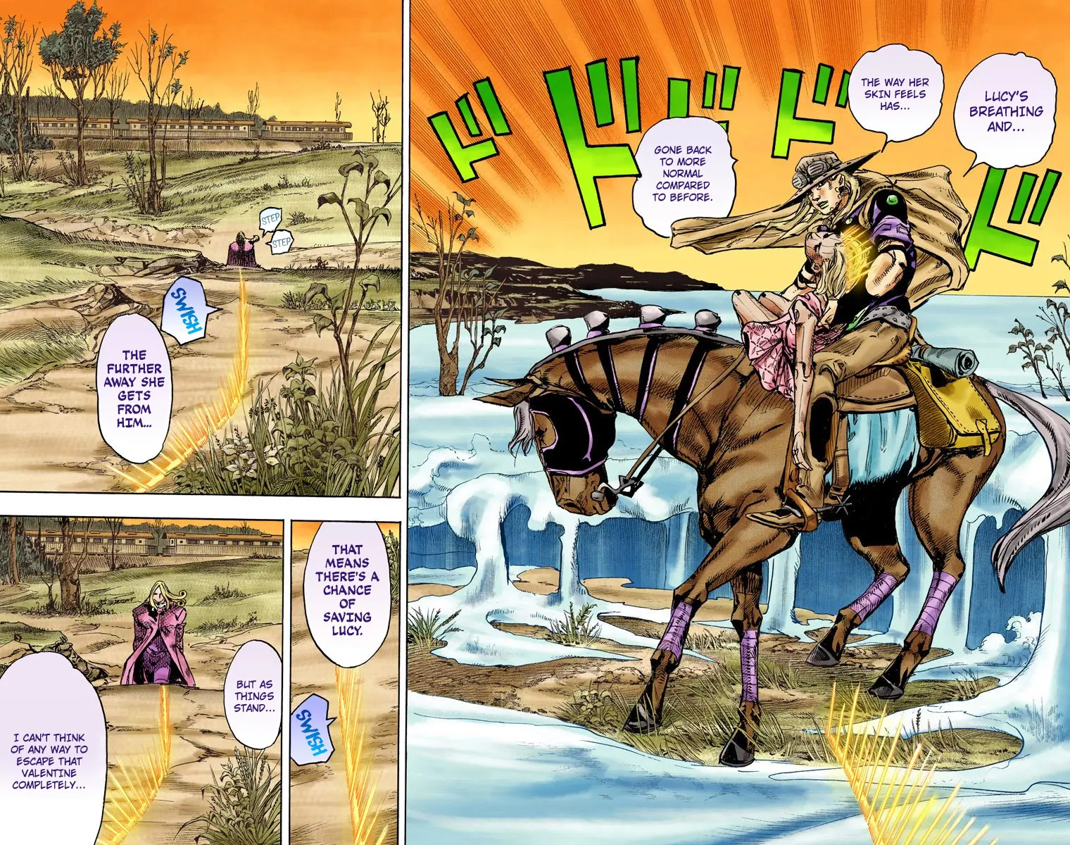 JoJo's Bizarre Adventure Steel Ball Run Colored Manga — Chapter 82 — Page 7