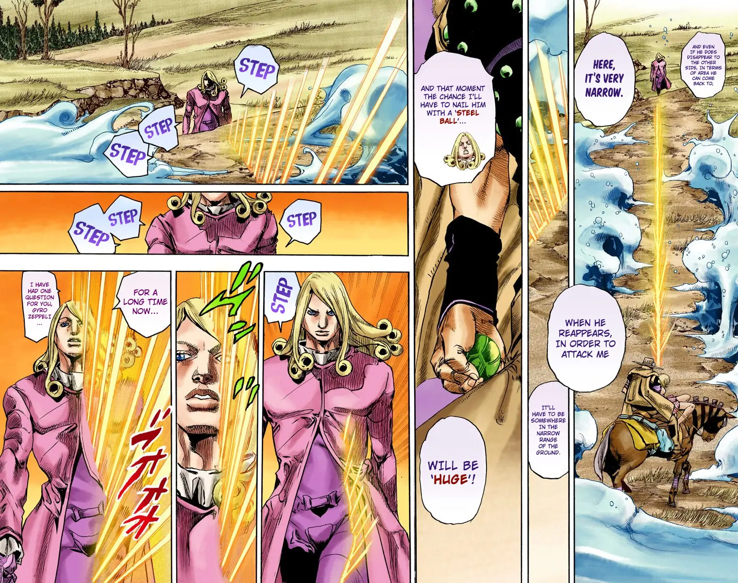 JoJo's Bizarre Adventure Steel Ball Run Colored Manga — Chapter 82 — Page 11