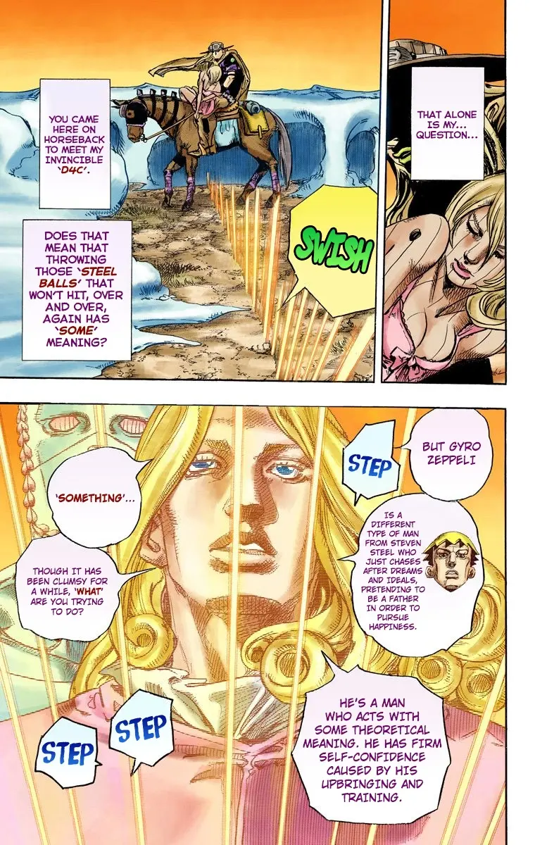 JoJo's Bizarre Adventure Steel Ball Run Colored Manga — Chapter 82 — Page 14