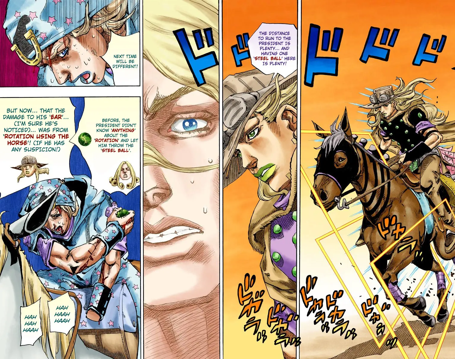 JoJo's Bizarre Adventure Steel Ball Run Colored Manga — Chapter 82 — Page 24